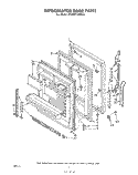 REFRIGERATOR DOOR Diagram and Parts List for ET22MT1LWR0  Whirlpool Refrigerator