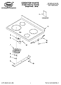 Part Location Diagram of 9762996 Whirlpool Installation Instructions Template, Anti-Tip