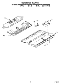 CONTROL PARTS Diagram and Parts List for KSBS25INBL00  KitchenAid Refrigerator