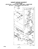 688637 BURNER Diagram and Parts List for LG5781XMW1  Whirlpool Dryer