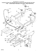 MANIFOLD Diagram and Parts List for SF377PEGN7  Whirlpool Range