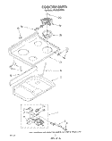 Part Location Diagram of 3170984 Whirlpool Cooktop (Platinum)