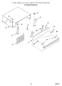 TOP GRILLE AND UNIT COVER Diagram and Parts List for KSSC36MHS00  KitchenAid Refrigerator
