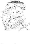 CONTROL PARTS Diagram and Parts List for ES2FHAXSQ00  Whirlpool Refrigerator