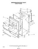 REFRIGERATOR DOOR , LIT/OPTIONAL Diagram and Parts List for ET18PKXSW02  Whirlpool Refrigerator