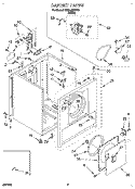 SECTION Diagram and Parts List for TEDL400BW2  Whirlpool Dryer