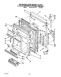 REFRIGERATOR DOOR Diagram and Parts List for ET20DKXWW02  Whirlpool Refrigerator