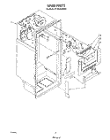 LINER Diagram and Parts List for ET18HKXTF00  Whirlpool Refrigerator