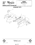 CONSOLE Diagram and Parts List for DU4040XP2  Whirlpool Dishwasher