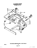 MANIFOLD Diagram and Parts List for SF313PSPT0  Whirlpool Range