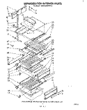 REFRIGERATOR INTERIOR Diagram and Parts List for EHD262MKWR0  Whirlpool Refrigerator