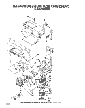 MAGNETRON AND AIRFLOW , NOT ILLUSTR Diagram and Parts List for RHM975PW  Whirlpool Range