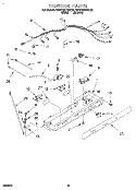CONTROL, LIT/OPTIONAL Diagram and Parts List for KSRP22KDAL02  KitchenAid Refrigerator