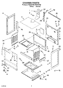Part Location Diagram of 98005713 Whirlpool RETAINER