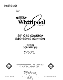 SECTION Diagram and Parts List for SC8430ERW0  Whirlpool Cooktop