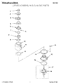 SECTION Diagram and Parts List for KCDC150G  KitchenAid Food Waste Disposer