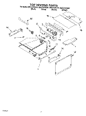 TOP VENTING PARTS, OPTIONAL PARTS Diagram and Parts List for GMC275PDB07  Whirlpool Microwave Oven Combo