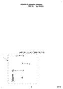 MISCELLANEOUS Diagram and Parts List for LSR6233BW1  Whirlpool Washer