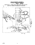 SECTION Diagram and Parts List for LGR5434AW0  Whirlpool Dryer