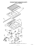 COMPARTMENT SEPARATOR Diagram and Parts List for ET22PKXWW00  Whirlpool Refrigerator
