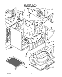 SECTION Diagram and Parts List for KEYE860WWH1  KitchenAid Dryer
