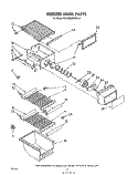 FREEZER LINER Diagram and Parts List for ED22MMXRWR0  Whirlpool Refrigerator