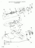 REFRIGERATOR DOOR PARTS Diagram and Parts List for 6GD5SHGXSS04  Whirlpool Refrigerator
