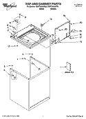 Part Location Diagram of 8558668 Whirlpool Feature Sheet
