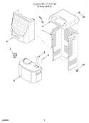SECTION Diagram and Parts List for AD401J0  Whirlpool Dehumidifier