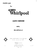 SECTION Diagram and Parts List for EH180FXKN2  Whirlpool Freezer
