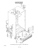 CABINET Diagram and Parts List for ED26MMXRWR4  Whirlpool Refrigerator