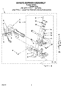 8318272 BURNER ASSEMBLY Diagram and Parts List for IM70000  Inglis Dryer