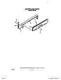BACKGUARD Diagram and Parts List for F4007^2  Whirlpool Range