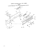 BACKGUARD Diagram and Parts List for F5807W0  Roper Range