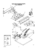 SECTION Diagram and Parts List for KEYE660WWH0  KitchenAid Dryer