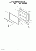 FREEZER DOOR PARTS, OPTIONAL PARTS Diagram and Parts List for GR9FHMXVB01  Whirlpool Refrigerator