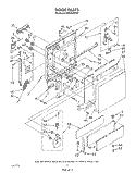 DOOR Diagram and Parts List for DP8350XVN2  Whirlpool Dishwasher