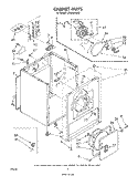 SECTION Diagram and Parts List for LE5600XSW0  Whirlpool Dryer