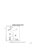 MISCELLANEOUS Diagram and Parts List for LA5300XTN1  Whirlpool Washer