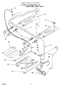 MANIFOLD Diagram and Parts List for SF375PEEQ0  Whirlpool Range