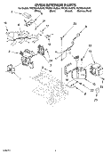 OVEN INTERIOR PARTS Diagram and Parts List for YKCMS145JBL0  KitchenAid Microwave