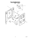 REAR CHASSIS, LIT/OPTIONAL Diagram and Parts List for KERC600EAL0  KitchenAid Range