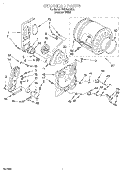 BULKHEAD Diagram and Parts List for TGDS680DQ1  Estate Dryer