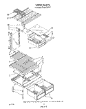 SHELF Diagram and Parts List for ET18HKXSW10  Whirlpool Refrigerator
