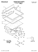 Part Location Diagram of 9781583 Whirlpool COOKTOP