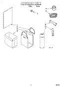 ACCESSORY Diagram and Parts List for GC900QPGQ0  Whirlpool Trash Compactor