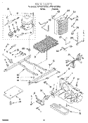 UNIT Diagram and Parts List for 4YED25DQFW01  Whirlpool Refrigerator