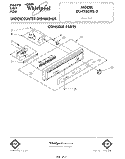 CONSOLE Diagram and Parts List for DU4500XR2  Whirlpool Dishwasher