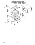 INTERNAL OVEN Diagram and Parts List for KEMS378YBL0  KitchenAid Wall Oven