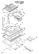 SHELF, OPTIONAL Diagram and Parts List for ST18HPXKQ02  Whirlpool Refrigerator
